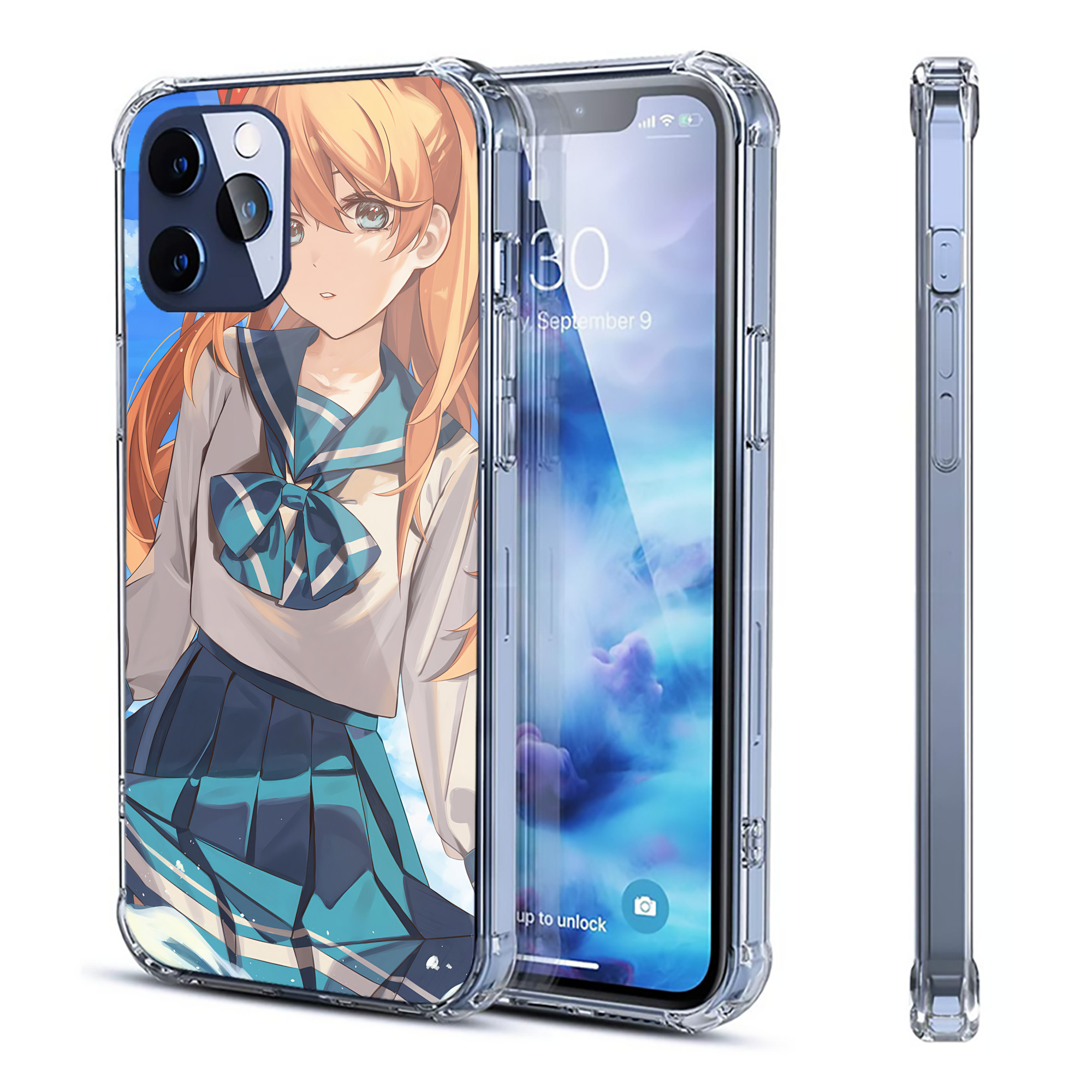 （画像用） EVA 新世紀エヴァンゲリオン 【iPhone 12シリーズ対応】透明スマホケース（クリアソフトケース）